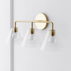 Sculptural 3-Light Cone Sconce