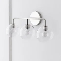 Sculptural 3-Light Globe Sconce