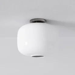 Sculptural Pebble Flush Mount