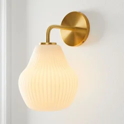 Sculptural Ribbed Sconce
