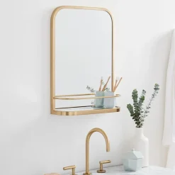 Seamless Wall Shelf Mirror - 17"W x 23"H