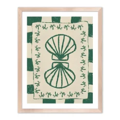 Seashell Symphony Wall Art by Shatha Al Dafai