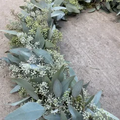 Seeded Eucalyptus Wreath & Garland