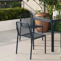 Seville Outdoor Stacking Dining Chair (Set of 2)