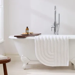 Shaped Swirl Bath Mat