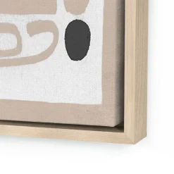 Shapes Of Me Floating Canvas Wall Art