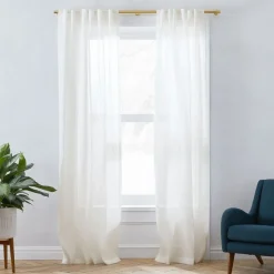 Sheer European Flax Linen Curtain