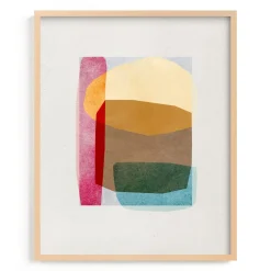 Sheer Shapes Framed Wall Art by Minted for West Elm