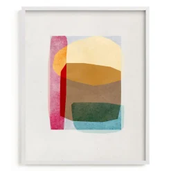 Sheer Shapes Framed Wall Art by Minted for West Elm