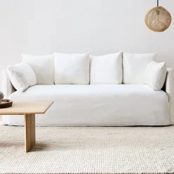 Shelter Skirted Slipcover Sofa (84")
