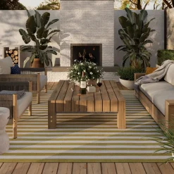 Shore Stripe Outdoor Performance Rug