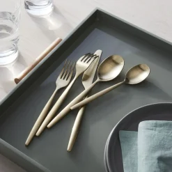 Sidney Flatware Sets - Light Gold