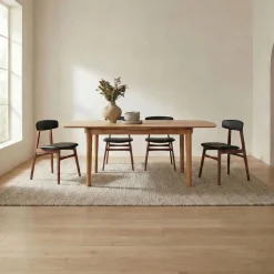 Siegel Extendable Rectangle Dining Table (59"–98")
