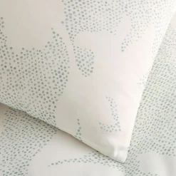 Silhouette Dotted Floral Duvet Cover & Shams