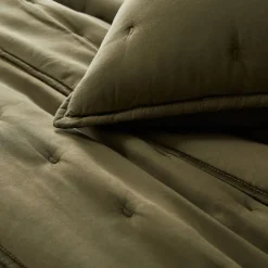 Silky TENCEL™ Crescent Stitch Quilt & Shams