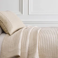 Silky TENCEL™ Pick Stitch Quilt & Shams