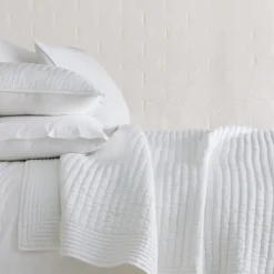 Silky TENCEL™ Pick Stitch Quilt & Shams