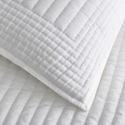 Silky TENCEL™ Pick Stitch Quilt & Shams