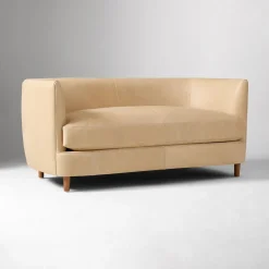 Silvan Leather Loveseat (60")