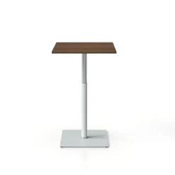 Simii Trellex Height-Adjustable Square Disc Base Laminate Table