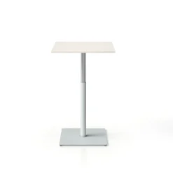 Simii Trellex Height-Adjustable Square Disc Base Laminate Table