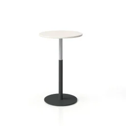 Simii Trellex Height-Adjustable Round Disc Base Laminate Table