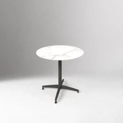 Simii Trellex Round X-Base Marble Table