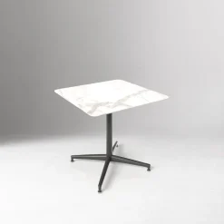 Simii Trellex Square X-Base Marble Table