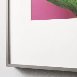 Simply Framed Oversized Gallery Frame - Silver Blackout