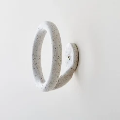SIN Ceramic Uni Wall Hook - Speckled White