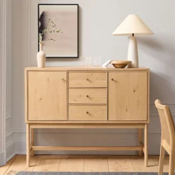 Siobhan Oak Tall Sideboard (50")