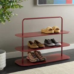 Sitges 3-Tier Metal Shoe Rack