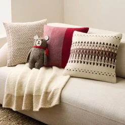 Ski Lodge Pillow Cover & Throw Set