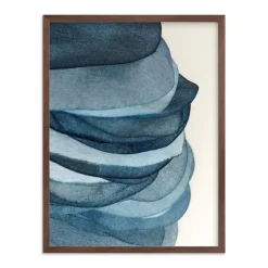Sky Pebbles Framed Wall Art by Minted for West Elm