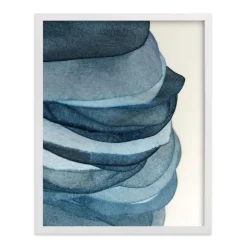 Sky Pebbles Framed Wall Art by Minted for West Elm