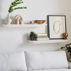 Slim Floating Wall Shelves (12"–48")
