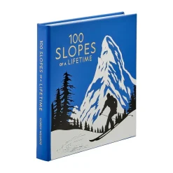 100 Slopes of a Lifetime Leather-Bound Book