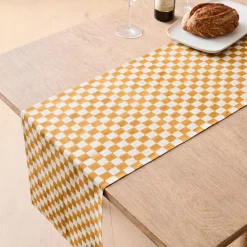 Soil to Studio Divya Block-Printed Linen Runner