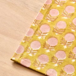 Soil to Studio Richa Block-Printed Cotton Placemats (Set of 2)