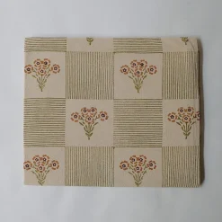 Soil to Studio Shreya Block-Printed Cotton Tablecloth