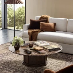 Solara Round Marble Coffee Table (50")