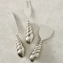 Solei Metal Cheese Knives (Set of 3)