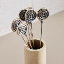 Solei Metal Cocktail Picks (Set of 6)