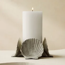 Solei Seashell Pillar Holder