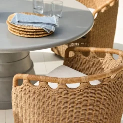Solen Outdoor Woven Dining Chair