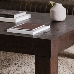 Solid Reclaimed Wood Square Coffee Table (40")