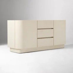 Solstice Painted Raffia Buffet (64")
