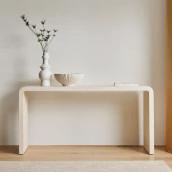 Solstice Painted Raffia Console (60")