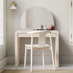 Solstice Painted Raffia Vanity (36")