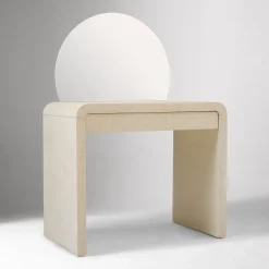 Solstice Painted Raffia Vanity (36")